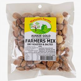 Picture of AUSSIE GOLD DRY ROASTED & SALTED FARMERS MIX 200G