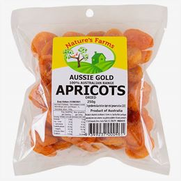 Picture of AUSSIE GOLD DRIED APRICOTS 250G