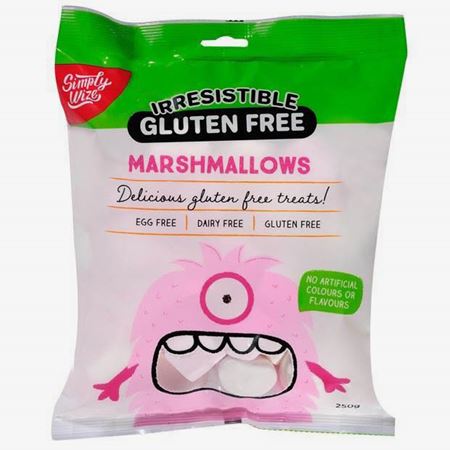 Picture of SIMPLY WISE GLUTEN FREE MARSHMELLOWS 250G