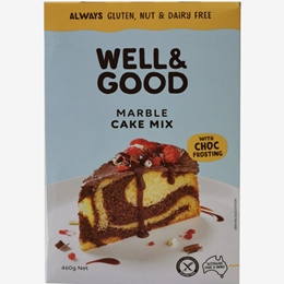 Picture of WELL AND GOOD MARBLE CAKE MIX 460G