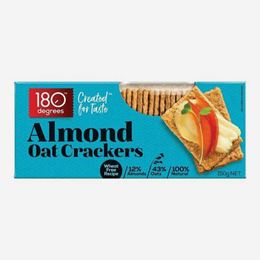 Picture of 180 DEGREES OAT CRACKERS ALMOND 150G