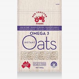Picture of RED TRACTOR FOODS OMEGA 3 INSTANT OATS 500G