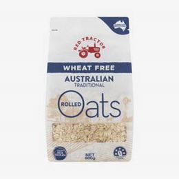 Picture of RED TRACTOR WHEAT FREE ORGANIC ROLLED OATS 600G