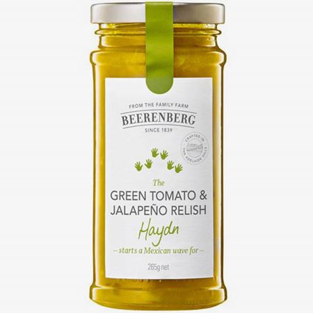 Picture of BEERENBERG GREEN TOMATO JALAPENO RELISH 265G