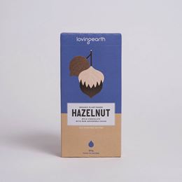 Picture of LOVINGEARTH HAZELNUT MYLK CHOCOLATE 80G