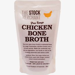 Picture of THE STOCK MERCHANT CHICKEN BONE BROTH 500G