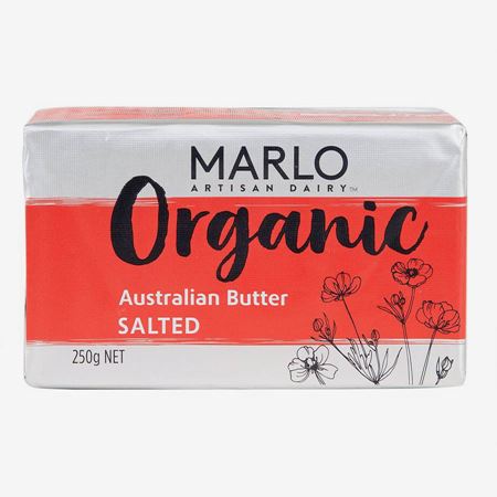 Picture of MARLO ORGANIC SALTED AUSTRALIAN BUTTER 250G