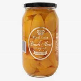 Picture of ROYAL KERRY PEACH SLICES IN SYRUP 1KG
