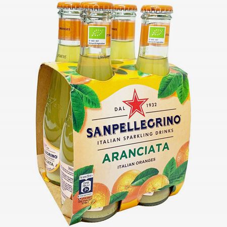 Picture of SANPELLEGRINO ARANCARTA ITALIAN ORANGES 4X200ML