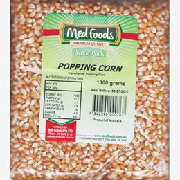 Picture of MEDFOODS POPPING CORN 1KG