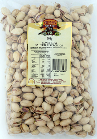 Picture of ROASTED SALTED PISTACHIOS 500G