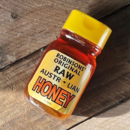 Picture of ROBINSONS ORGANIC RAW HONEY 500G