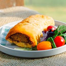 Picture of HOMEMADE BEEF SAUSAGE ROLL SINGLE PIECE 
