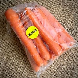 Picture of ORGANIC CARROTS 1KG BAG 
