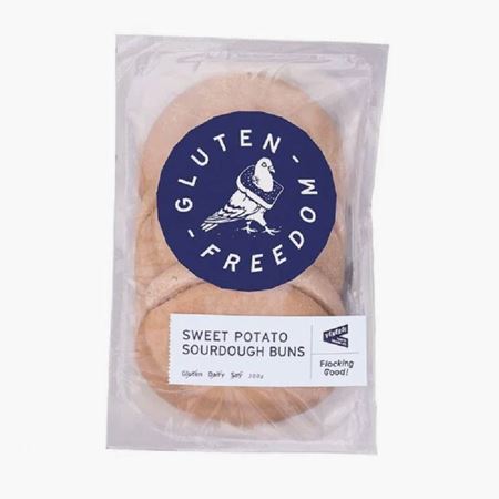 Picture of GLUTEN FREEDOM SWEET POTATO SOURDOUGH BUNS 300G